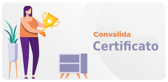 Convalida del certificato - Pagina del corso